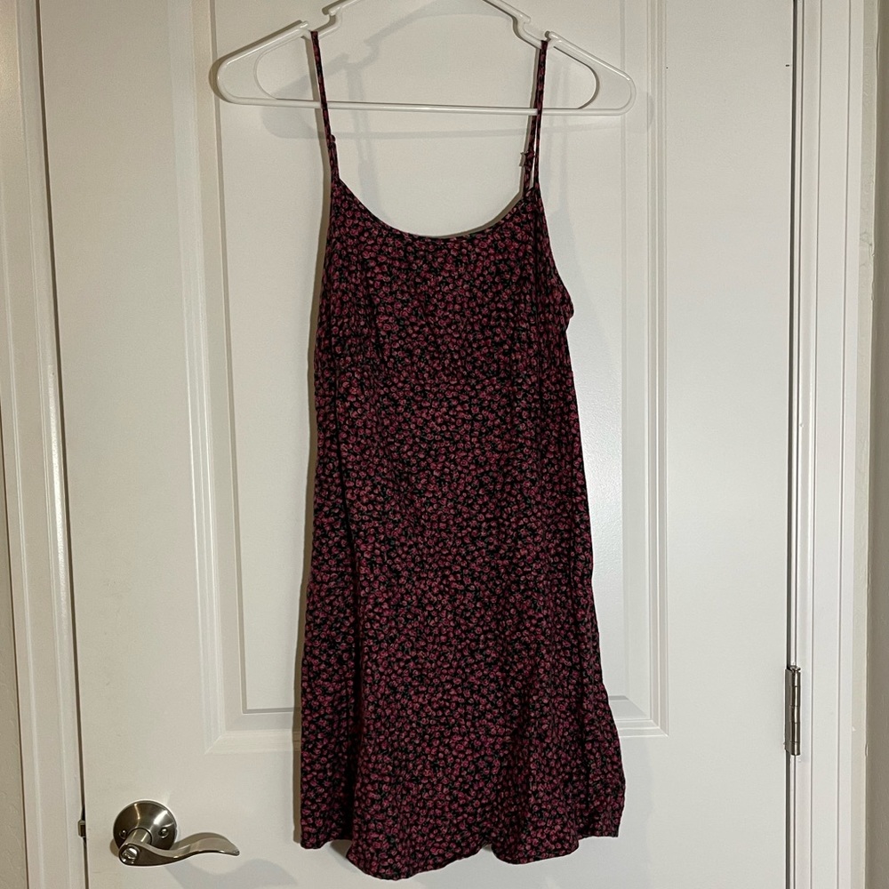 floral sleeveless dress